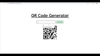 🚀 Just built a QR Code Generator using React & TypeScript! 🖥️