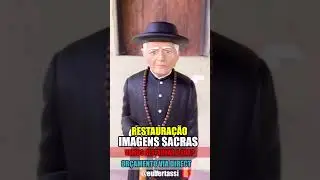 RESTAURAÇÃO DE IMAGENS SACRAS #artesacra #shorts