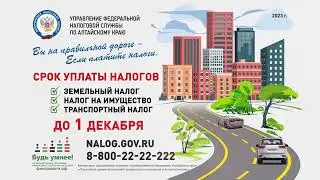 ФНС Алтайский край Налоги дороги 15 сек