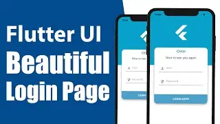 🥰️ Flutter UI BEAUTIFUL Login Screen 📲 - Tutorial Flutter UI.- Flutter UI tutorial en español