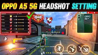 Free Fire Headshot Setting 🎯 2025 || Oppo A5 5g Sensitivity Setting ⚙️ [ Pointer+HUD+Sensi] Setting 