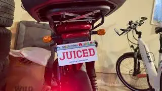 “License plate” and extra tail light added to Juiced HyperScrambler 2