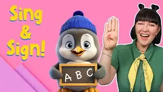 ABC Song | Learn the Alphabet for Kids | Nursery Rhymes & Sign Language