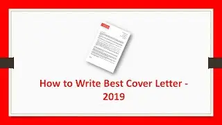 How to write cover letter