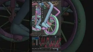 3d Animation Test in Blender - trick using noise modifier 