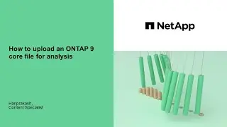 How to upload an ONTAP 9 core file for analysis