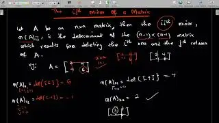 Understanding The Minors of a Matrix - Step-by-Step Guide for Beginners!