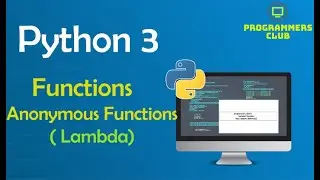11. python function | python lambda function |  python django tutorial | python anonymous functions