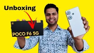 Poco F6 5G Indian Retail Unit Unboxing | Titanium Colour | Gaming Killer Phone of 2024? #pocof6