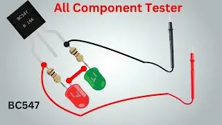 DIY All Components Tester | Test Transistors, MOSFETs, FETs & Capacitors Easily!
