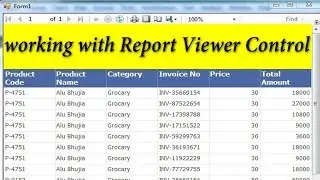 VB.NET | Report Viewer Control | How to use Report Viewer control to display report ?
