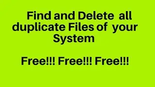 how to find and delete duplicate files of laptop ? delete duplicate files folder from pc in 1 click