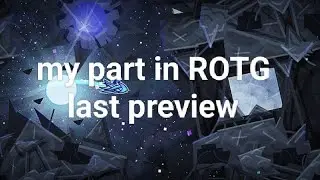 My part in realm of the god's. Last preview