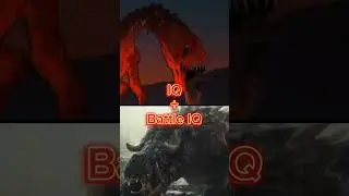 Mad sauropod (Primal) Vs Lizzie (Rampage)