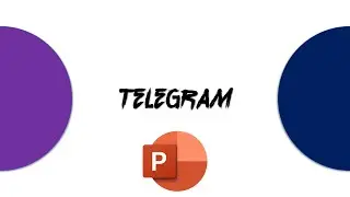How to  create a great power point template about Telegram tutorial like and subscribe to support