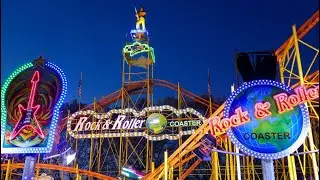 Американские горки. Six flag in California