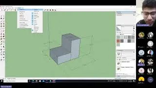 google sketchup عمل اشكال قياسات وتجسيم
