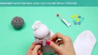 Снеговик своими руками из подручных средств.