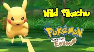 Catching Wild Pikachu Pokémon Let's Go, Eevee!