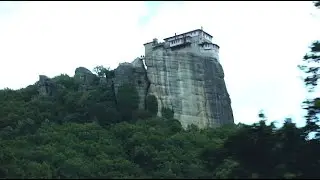 The hanging monasteries of Meteora (Greece)