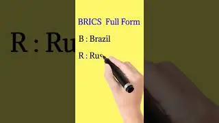 B.R.I.C.S  Full form  |  Full form of BRICS  | #fullform