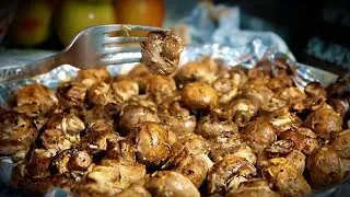 Champignons in the oven