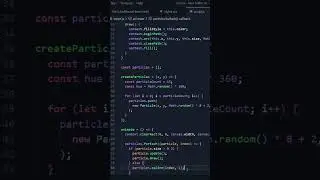 Particles Animation on Mouse Move || 