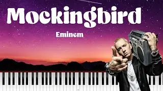 Eminem - Mockingbird | EASY Piano Tutorial
