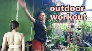 2nd week postpartum workout (outdoor version)