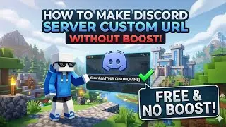 😱 How To Make Discord Server Custom URL For FREE Without Boost