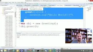 TypeScript Lesson 1 on ECLIPSE IDE with CodeMix Plug-in.