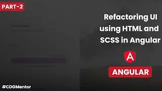 SignIn (Part-2) - How to refactor UI using HTML & SCSS in Angular - Urdu / Hindi