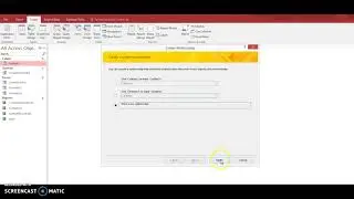 Week 9: Contacts Application Part in Access
