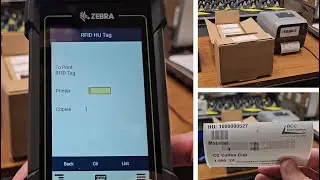 Mobile RFID Label Printing & Encoding for SAP S/4HANA