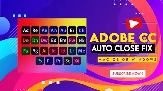 ADOBE CC AUTO CLOSING ERROR of Premiere pro & Photoshop | 100% problem solved 