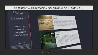 InDesign w praktyce – od grafiki do HTML i CSS - materiał promujący