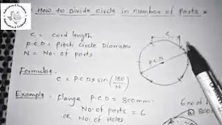 Marking for flange holes in Urdu
