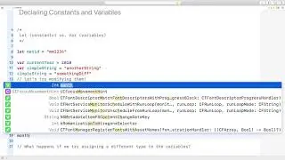 Intro to iOS Development: Lecture 1 - Intro to Swift & Xcode