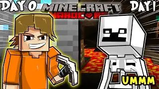 I Survived 1 Day in Minecraft Hardcore...