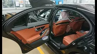 Как снять заднюю карту двери Mercedes-Benz W223 S-CLASS How to remove the rear door trim