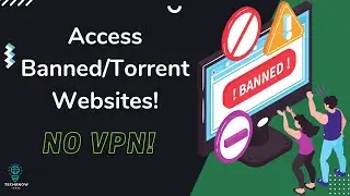 Access TORRENT/BANNED websites WITHOUT VPN!! | Guide to downloading torrents!