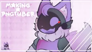 Making a PNGtuber for Murasaki! [timelapse]