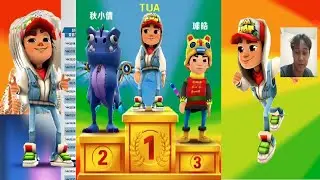 Subway Surfers Little Rock vs Subway surfers Chinese vs Sonic the hegehog gaming - Friv4t