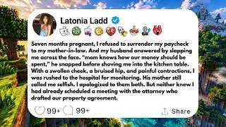 Seven months pregnant, I refused to surrender my paycheck to my mother-in-law. And my husband...