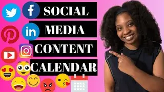 Social Media Content Calendar: How To Create A Social Media Content Calendar (Canva Tutorial)