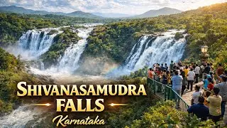 SHIVANASHAMUDRA FALLS with Friends on Bikes Vlog....! KARNATAKA
