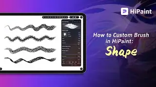 How to Custom Brush in HiPaint: Brush Shape