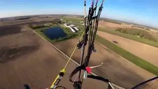 Short Paramotor flight