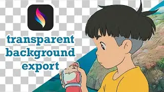 Export Procreate Dreams Animation with Transparent Background ( davinci resolve tutorial )