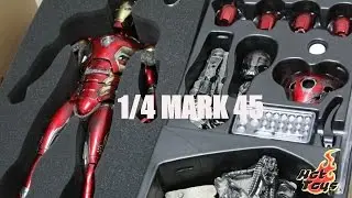 [UNBOXING]  Avengers: AOU 1/4th scale Mark XLV Collectible Figure By Hot Toys